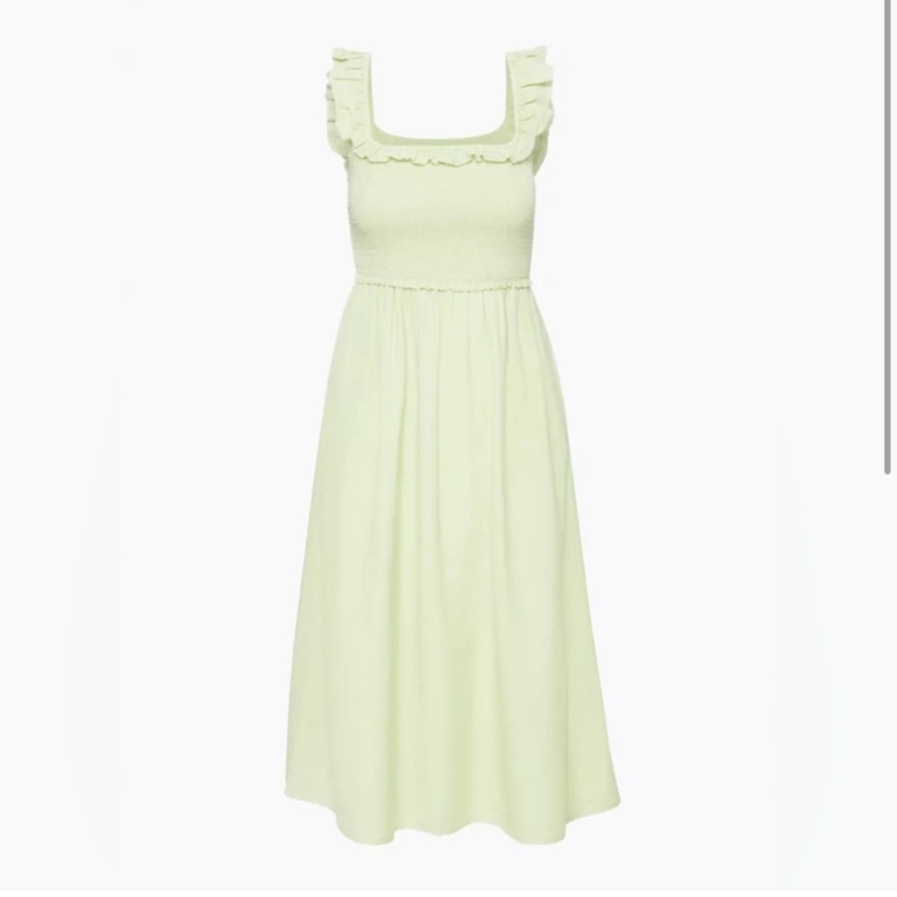 Aritzia Wilfred reminisce dress light green L